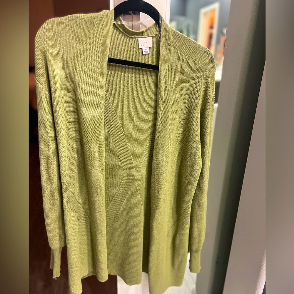 New Day Green Sweater